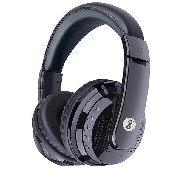 Gizmore GIZMORE GIZMH411 Hi-Bass Wireless Headphones - Black - Black