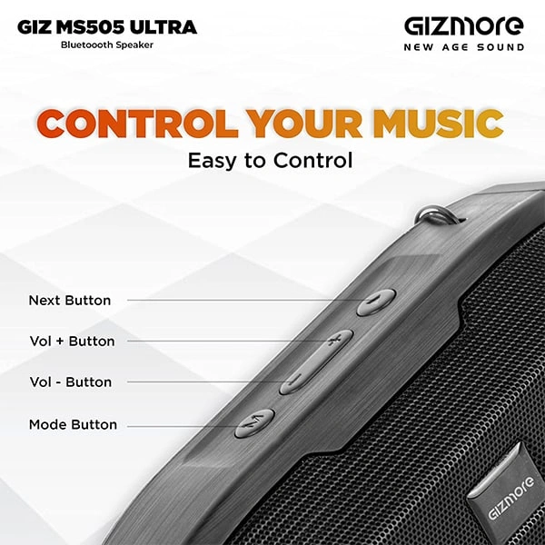 Gizmore GIZMORE GIZMS505 Ultra Pocket Melody BT Speaker - Blue - Blue