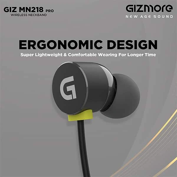 Gizmore GIZMORE MN218 Pro Bluetooth Wireless Neckband