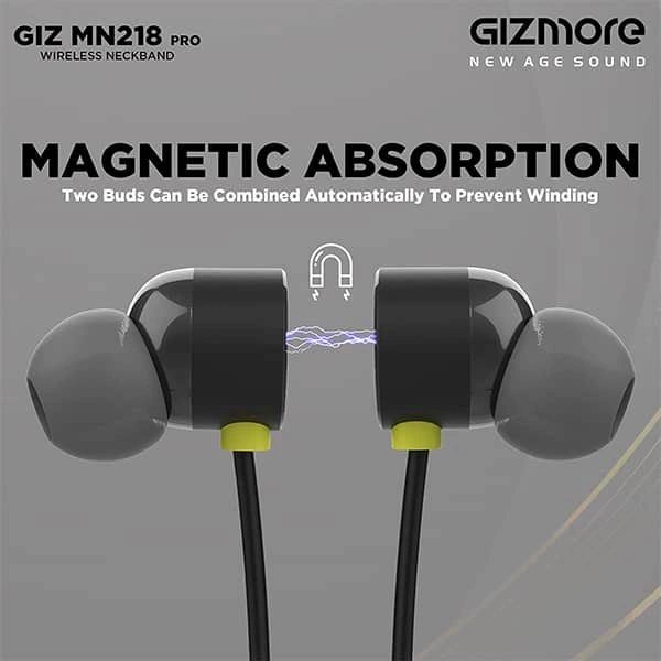 Gizmore GIZMORE MN218 Pro Bluetooth Wireless Neckband