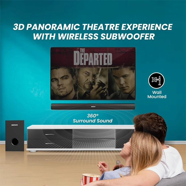 Gizmore SW8000 120W RMS Wireless Soundbar