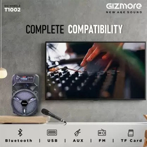 Gizmore T1002 10W Bluetooth Party Speaker