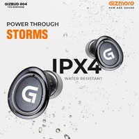 Gizmore GIZMORE TWS 804 Bluetooth Wireless Earbuds - White - White