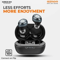 Gizmore GIZMORE TWS 804 Bluetooth Wireless Earbuds - White - White