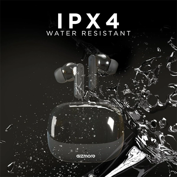 Gizmore VIBEPOD 866 TWS Earbuds - Black - Black