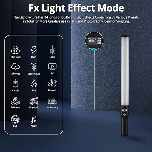 GODOX LC500R RGB LED Light Stick Lighting
