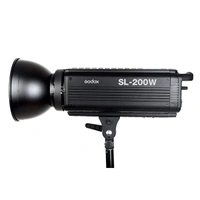 GODOX SL-200 200W 5600K White Version LCD Panel LED - Black