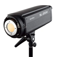 GODOX SL-200 200W 5600K White Version LCD Panel LED - Black