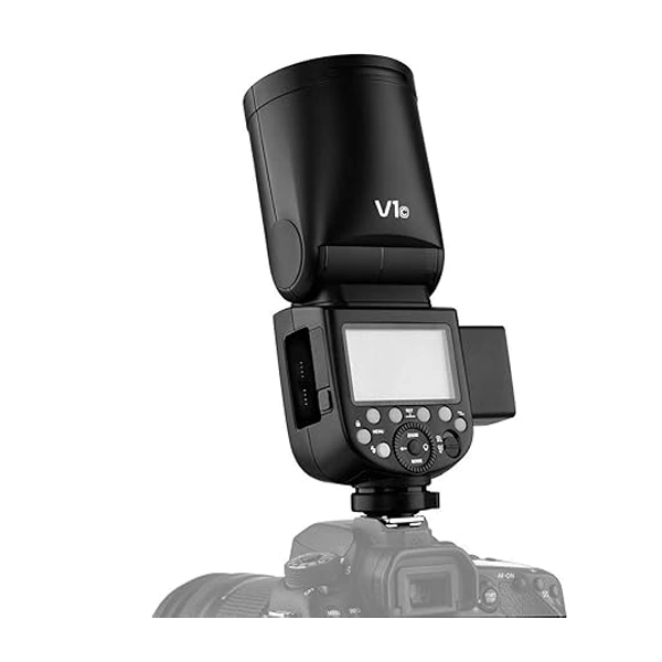GODOX Godox V1-C V1 Li-on TTL On-Camera Round Flash Speedlight Compatible with Canon