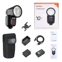 GODOX Godox V1-C V1 Li-on TTL On-Camera Round Flash Speedlight Compatible with Canon