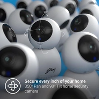 Godrej Security Solutions EVE PRO panTilt Smart WiFi Security Camera