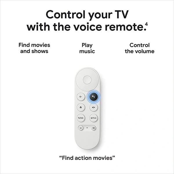 Google Chromecast 4K with TV Media Streaming Device