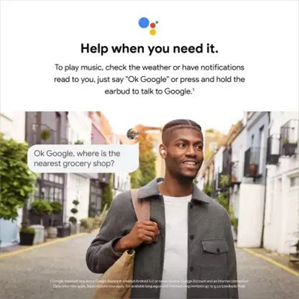 Google Pixel Buds A-Series with Google Assistant Earbuds