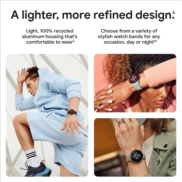 Google Pixel Watch 2 Smart Watch - Porcelain Active - Porcelain Active