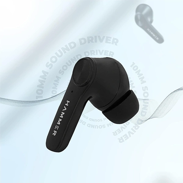 Hammer Airflow 2.0 Truly Wireless Earbuds - Black, Red, Silver