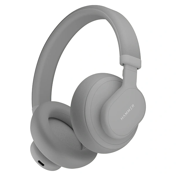 Hammer Bash Max Over The Ear Wireless Bluetooth Headphones - Cool Grey - Cool Grey