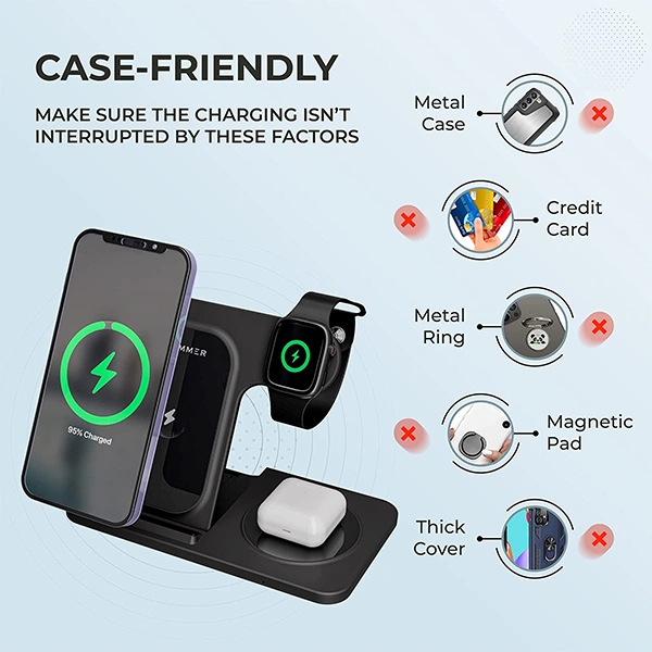 Hammer Flex 3.0 3 in 1 Wireless Charger - White - White