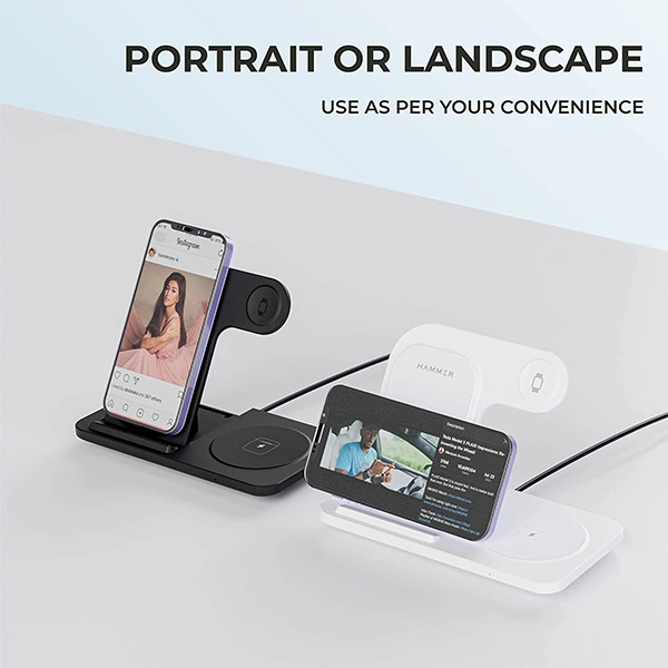 Hammer Flex 3.0 3 in 1 Wireless Charger - White - White