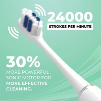 Hammer Flow 2.0 Electric Toothbrush with 2 Replaceable Brush Heads - Red - Red