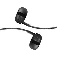 Hammer Nail Wired Earphones - Black - Black