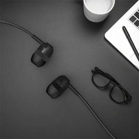Hammer Nail Wired Earphones - Black - Black