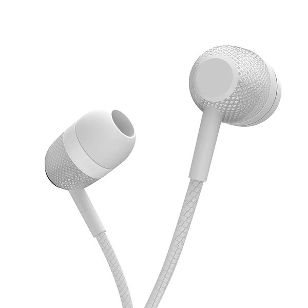 Hammer Nail Wired Earphones - White - White