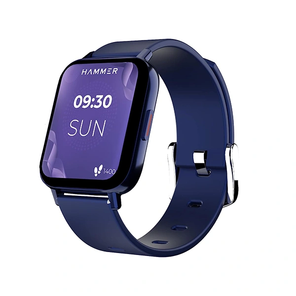 Hammer Pulse 3.0 Bluetooth Calling Smartwatch with Multiple Watch Faces - Blue - Blue