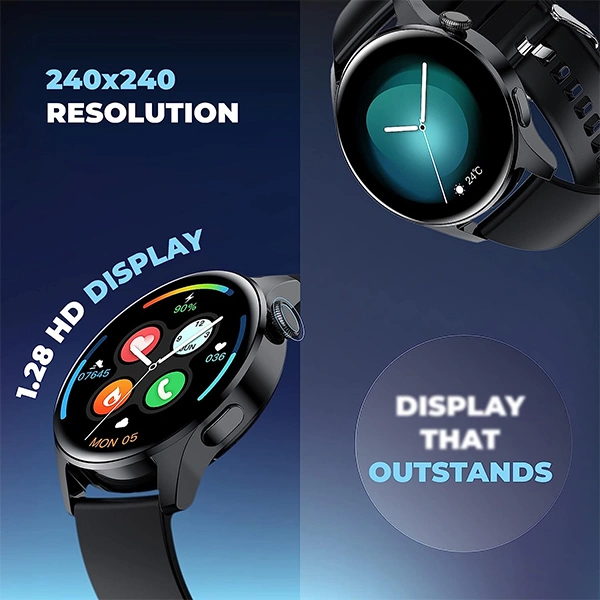 Hammer Pulse 4.0 Round Dial Smart Watch with Bluetooth Calling
