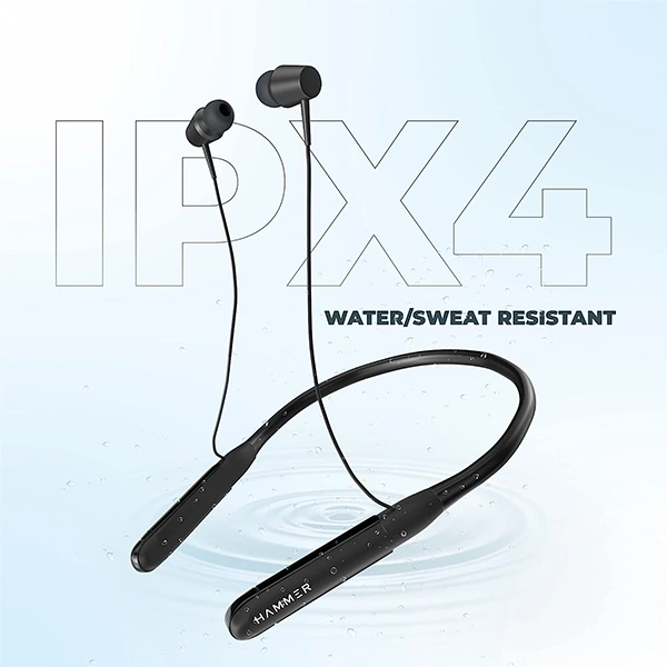 Hammer Sting 2.0 Wireless Bluetooth Neckband Earphones with Long Battery Life