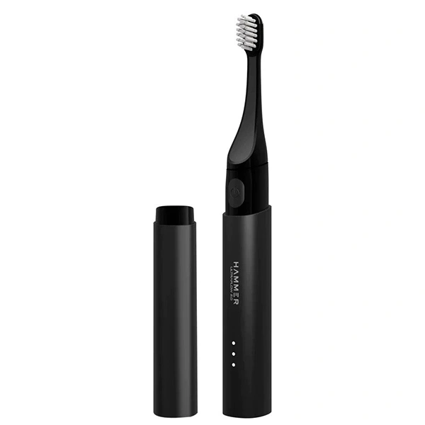 Hammer Ultra Flow 2.0 Premium Electric Toothbrush with 2 Replaceable Heads - Black - Black
