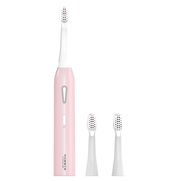 Hammer Ultra Flow Electric Toothbrush (31000 Strokes Per Minute) - Pink - Pink
