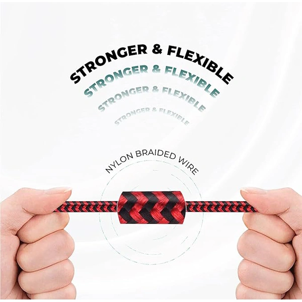 Hammer Unbreakable 3.1A Fast Charging Braided Type C Cable