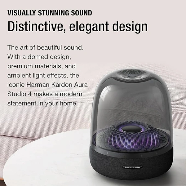 Harman Kardon Aura Studio 4 Bluetooth Speaker - Burgundy