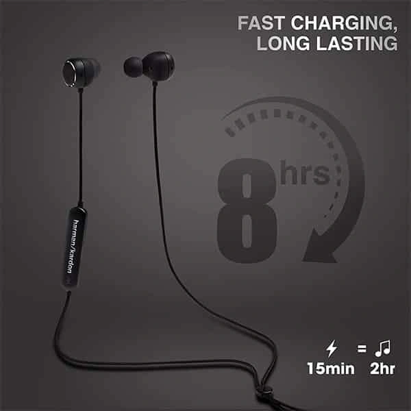 Harman Kardon Fly Wireless Bluetooth in Ear Headphone with Mic