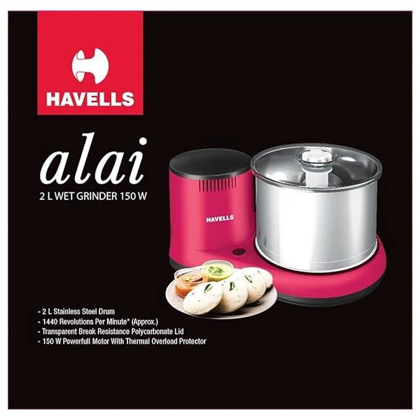 Havells Alai 2 Litre 150 watt Wet Grinder