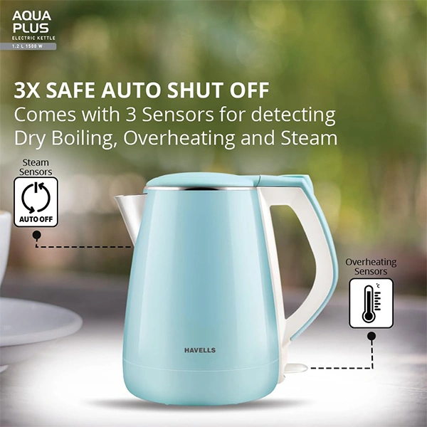 Havells Aqua Plus 1.2 litre Double Wall Kettle