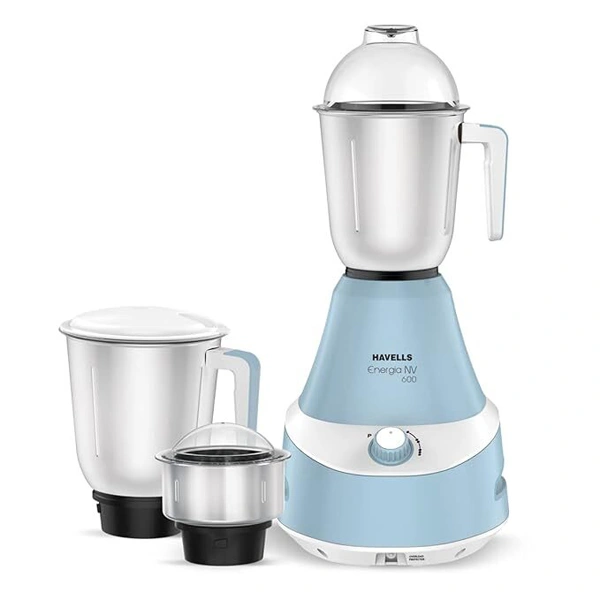 Havells Energia 600 Watt Mixer Grinder with 3 Jar