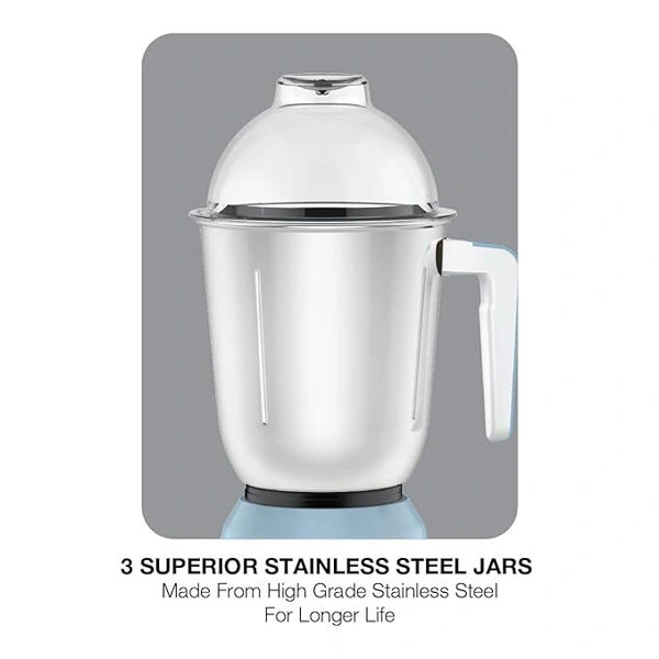 Havells Energia 600 Watt Mixer Grinder with 3 Jar