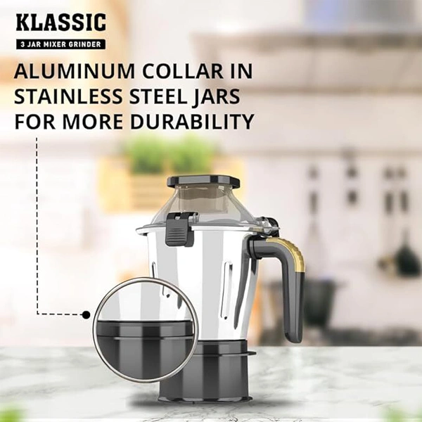 Havells Klassic 1000 watts 3 Jar Mixer Grinder
