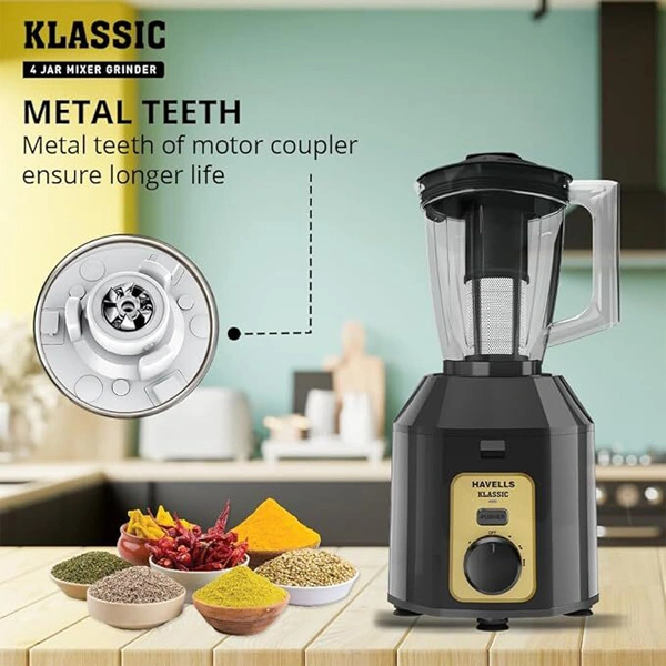 Havells Klassic 1000 watts 4 Jar Mixer Grinder