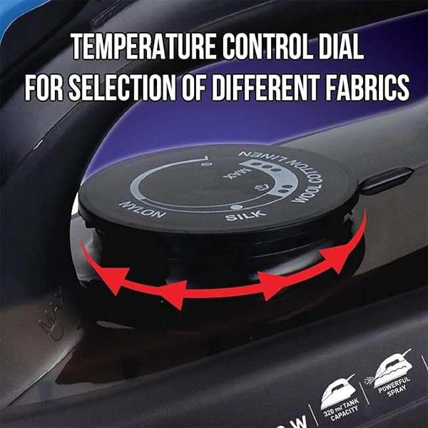 Havells Plush 1600 W Steam Iron with Steam Burst