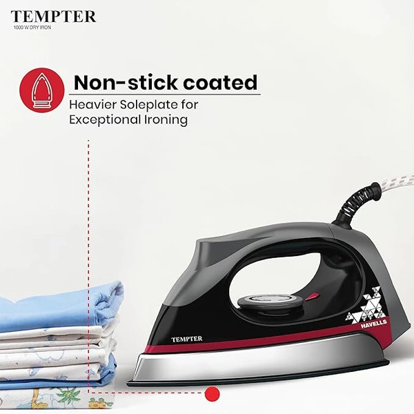 Havells Tempter 1000W Dry Iron Press