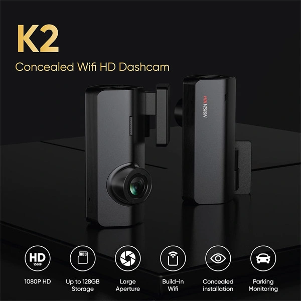 HIKVISION Hikvision AE-DC2018-K2 WiFi 1080p Car Dashcam Camera