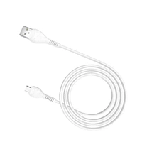 HOCO Micro-USB X37 Cool power Charging Cable With Data Sync - Black, Silver