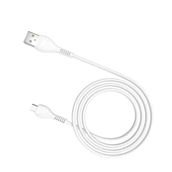 HOCO Micro-USB X37 Cool power Charging Cable With Data Sync - Black, Silver