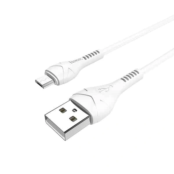 HOCO Micro-USB X37 Cool power Charging Cable With Data Sync - Black, Silver