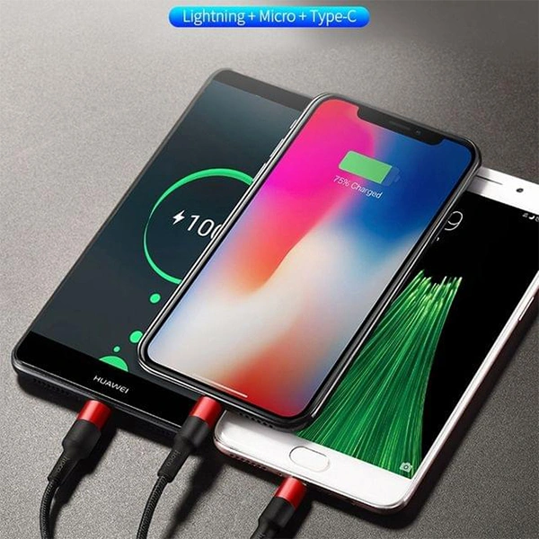 HOCO X26 XPRESS Type-C Interface Nylon Braided Charging Data Cable