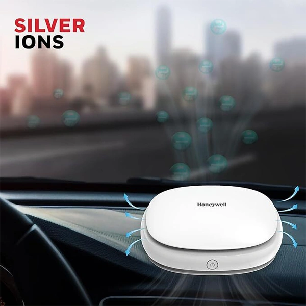 Honeywell Move Pure 3 Car Air Purifier With Hepa Filter & Ionizer
