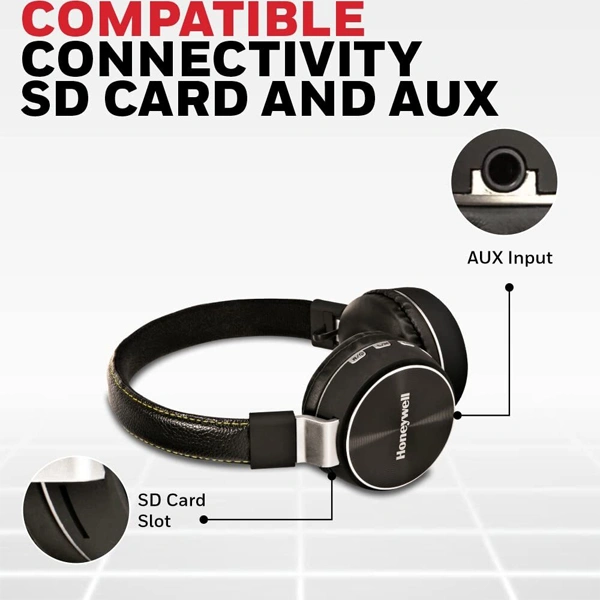 Honeywell Moxie V10 Wireless Headphone - Red - Red