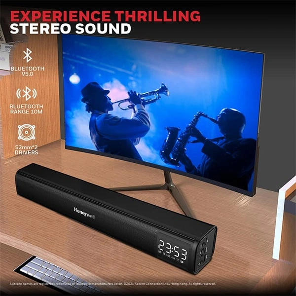 Honeywell Moxie V2000 Wireless Bluetooth Soundbar